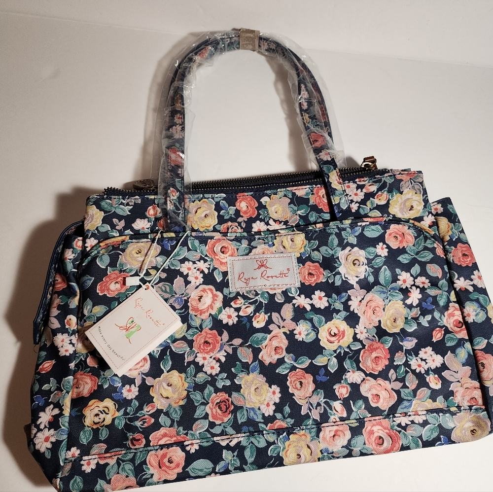 Reya Rosette Flower Tote